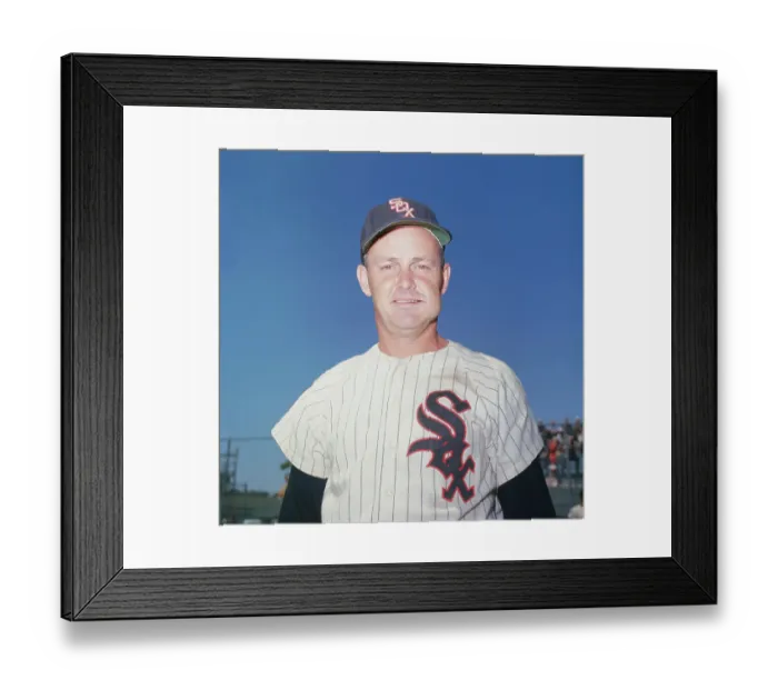 Framed Print : Chicago White Sox Player Nellie Fox in Uniform Framed Print : Chicago White Sox Player Nellie Fox in Uniform