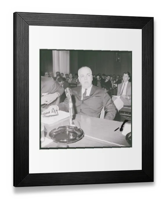 Framed Print : Philleo Nash Testifying Before Senate Committee Framed Print : Philleo Nash Testifying Before Senate Committee