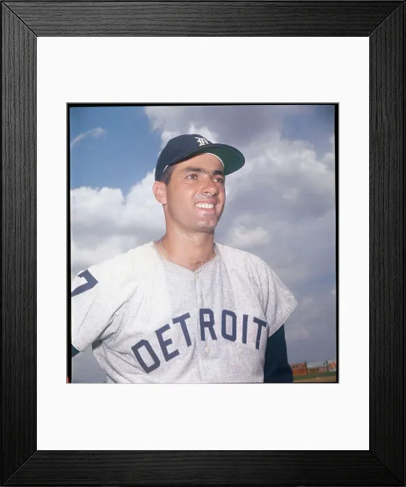 Framed Print : Portrait of Rocky Colavito Framed Print : Portrait of Rocky Colavito