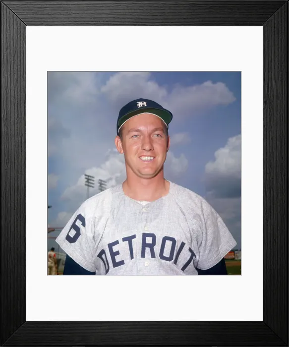 Framed Print : Al Kaline. (Original Caption). Lakeland, Florida Framed Print : Al Kaline. (Original Caption). Lakeland, Florida