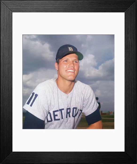 Framed Print : Portrait of Bill Freehan Framed Print : Portrait of Bill Freehan
