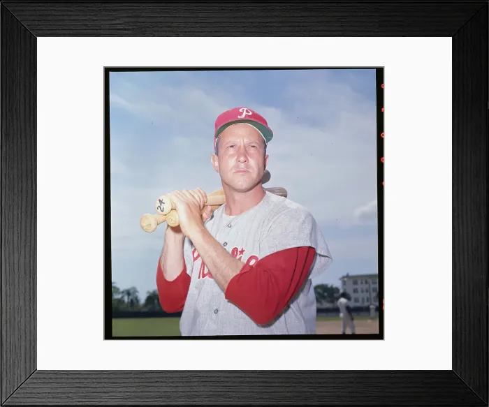 Framed Print : Roy Sievers Holding a Baseball Bat Framed Print : Roy Sievers Holding a Baseball Bat
