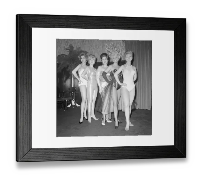 Framed Print : Portrait of Women Dressed in Costumes Framed Print : Portrait of Women Dressed in Costumes