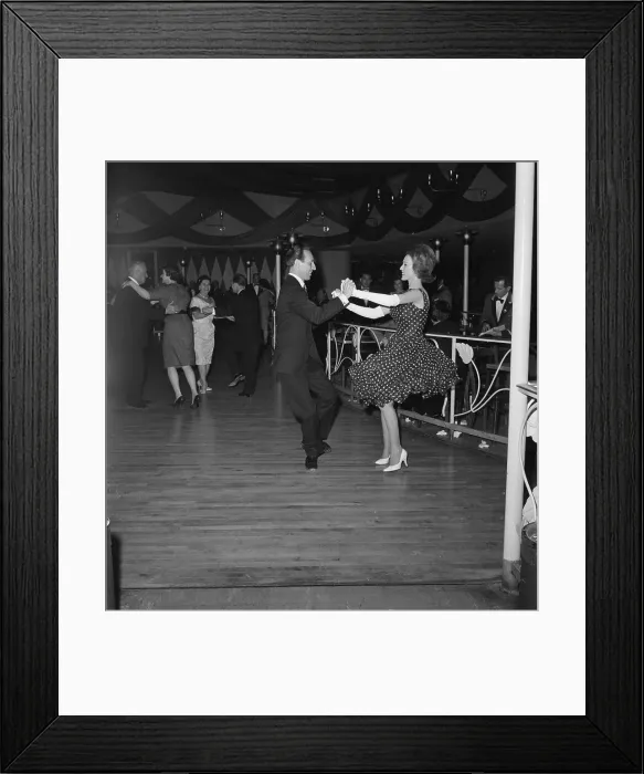 Framed Print : Dancers Doing the Lindy Hop at Roseland Framed Print : Dancers Doing the Lindy Hop at Roseland