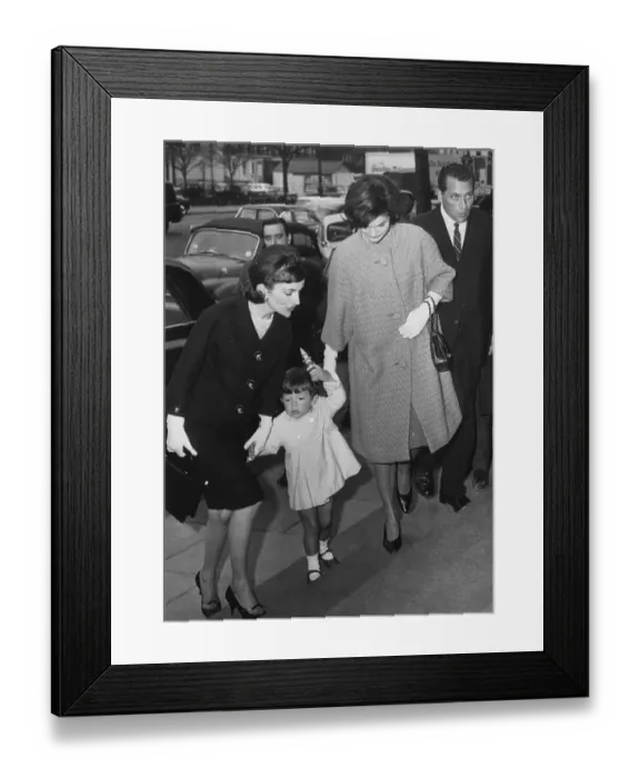 Framed Print : Jackie Kennedy with Lee Raziwill and Her Son Anthony Framed Print : Jackie Kennedy with Lee Raziwill and Her Son Anthony