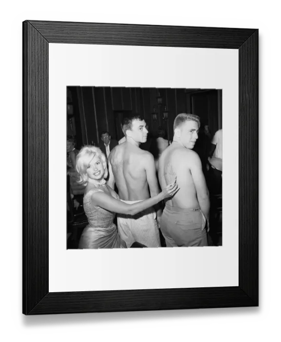 Framed Print : Jayne Mansfield Writing On Students Framed Print : Jayne Mansfield Writing On Students