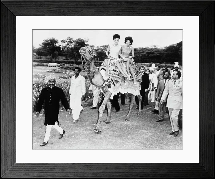 Framed Print : Jackie Kennedy and Lee Radziwill Riding Camel Framed Print : Jackie Kennedy and Lee Radziwill Riding Camel