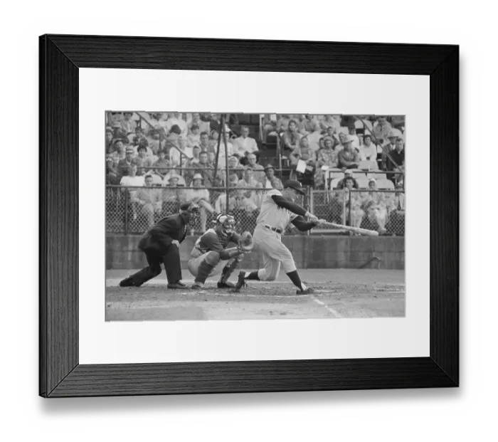 Framed Print : Roger Maris Hitting Home Run Framed Print : Roger Maris Hitting Home Run