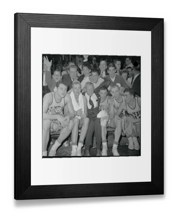 Framed Print : Group Portrait of Basketball Team Framed Print : Group Portrait of Basketball Team