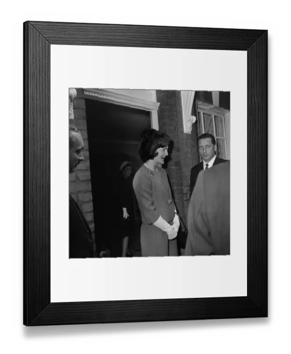 Framed Print : Portrait of Jacqueline Kennedy
