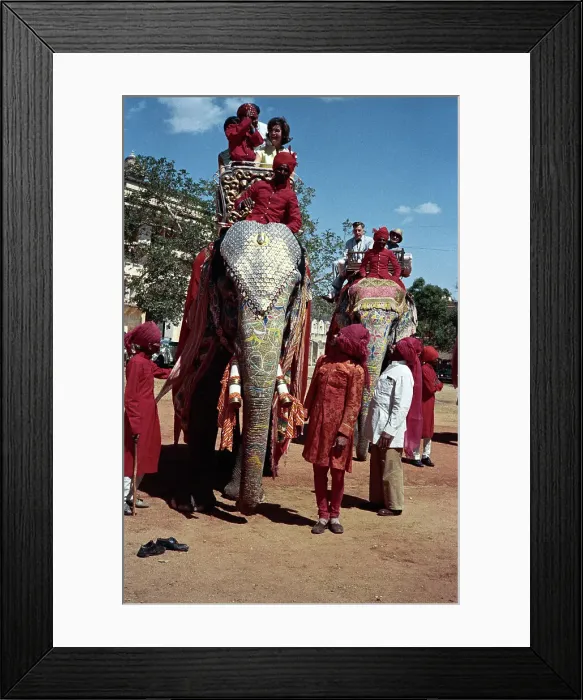 Framed Print : Jacqueline Kennedy and Her Sister
