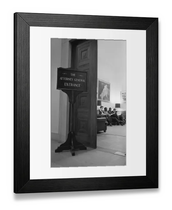 Framed Print : Sit-In At Attorney General'S Office Framed Print : Sit-In At Attorney General'S Office