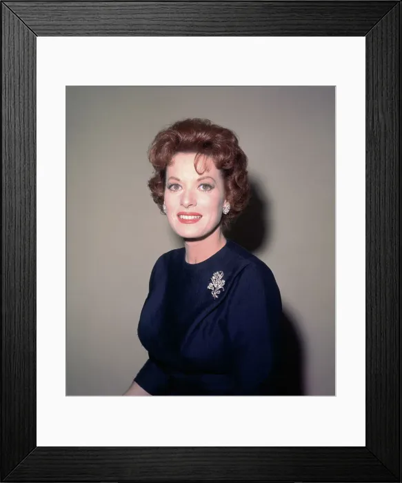 Framed Print : Actress Maureen O'Hara Smiling Framed Print : Actress Maureen O'Hara Smiling
