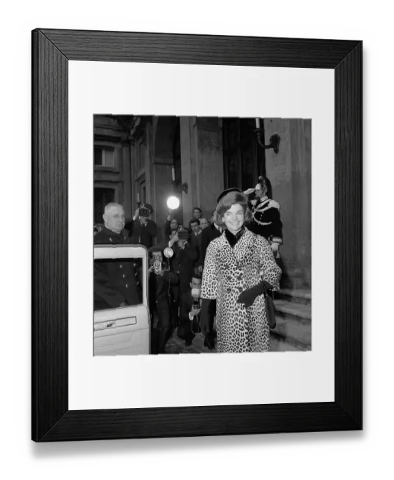 Framed Print : Portrait of Jacqueline Kennedy Framed Print : Portrait of Jacqueline Kennedy