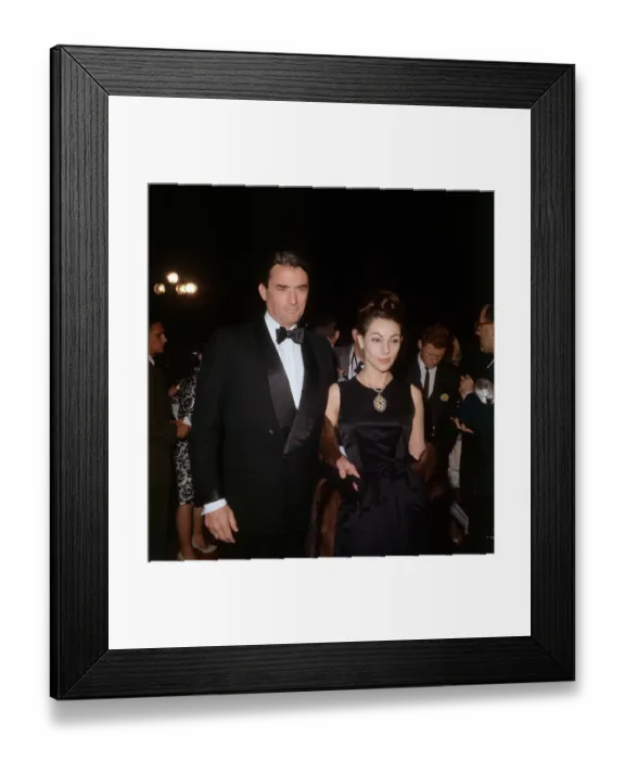 Framed Print : Gregory Peck & Wife At Academy Awards Framed Print : Gregory Peck & Wife At Academy Awards