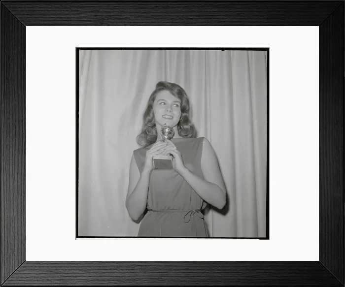 Framed Print : Ann-Margret Holding Her Award Framed Print : Ann-Margret Holding Her Award