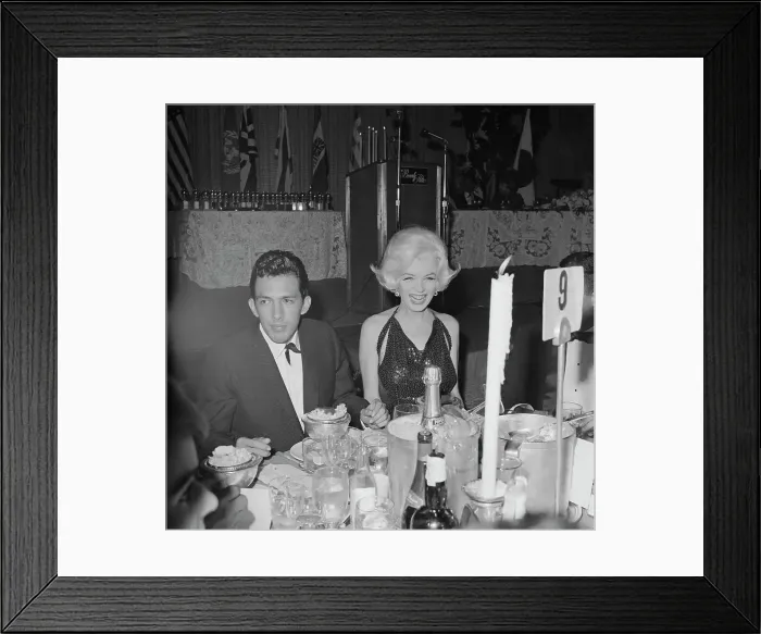Framed Print : Marilyn Monroe at Golden Globe Awards Framed Print : Marilyn Monroe at Golden Globe Awards