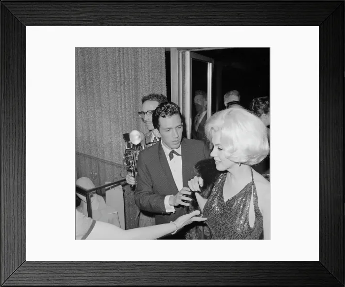 Framed Print : Actress Marilyn Monroe at Golden Globes Framed Print : Actress Marilyn Monroe at Golden Globes
