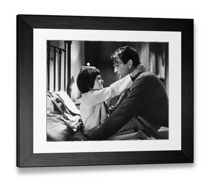 Framed Print : Gregory Peck and Mary Badham in To Kill a Mockingbird Framed Print : Gregory Peck and Mary Badham in To Kill a Mockingbird