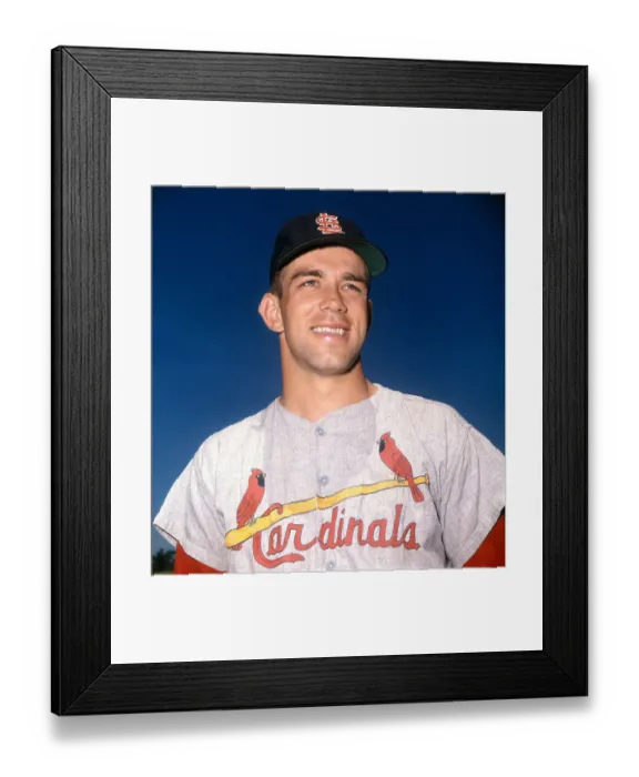 Framed Print : Portrait of Tim McCarver Smiling Framed Print : Portrait of Tim McCarver Smiling