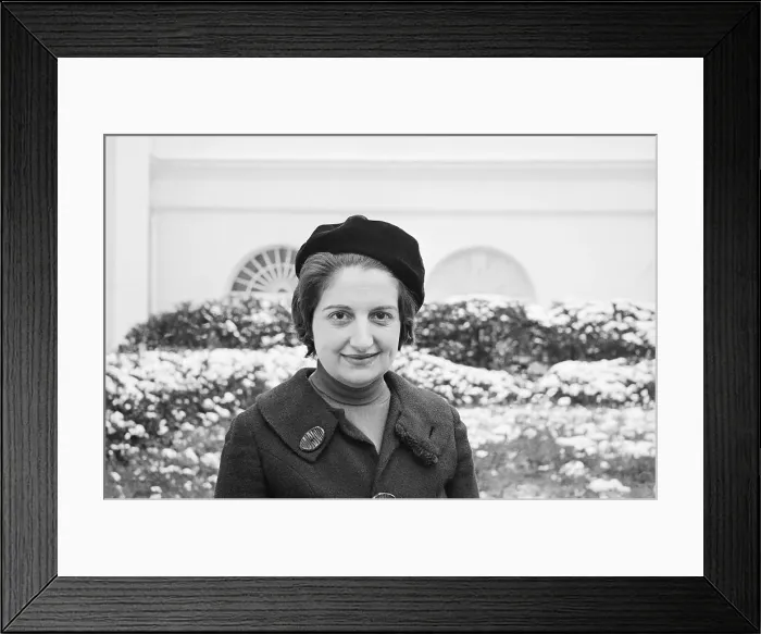 Framed Print : Helen Thomas Standing Outside Framed Print : Helen Thomas Standing Outside