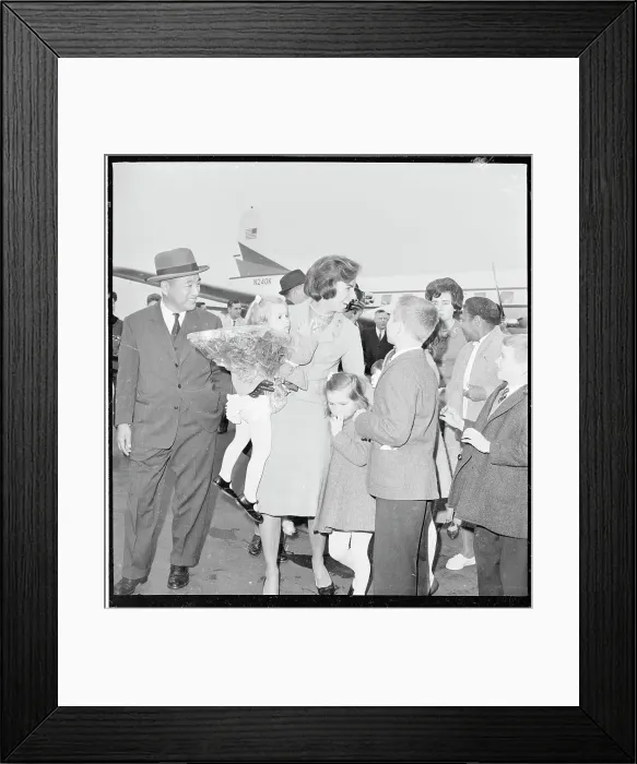 Framed Print : Ethel Kennedy with Her Children Framed Print : Ethel Kennedy with Her Children