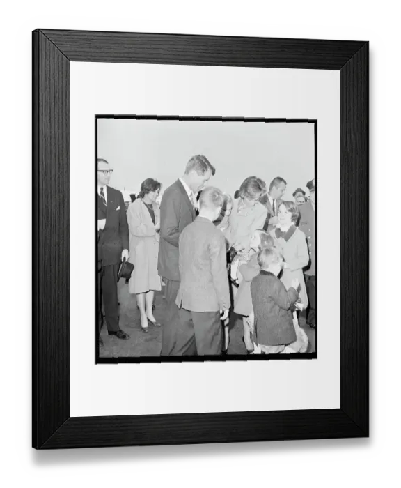 Framed Print : Robert Kennedy and His Children