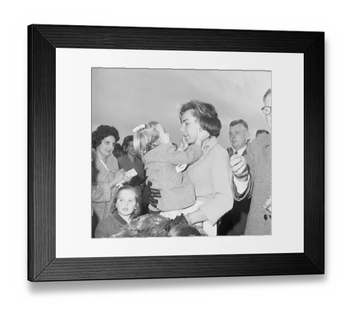Framed Print : Ethel Kennedy Hugging Daughter Framed Print : Ethel Kennedy Hugging Daughter