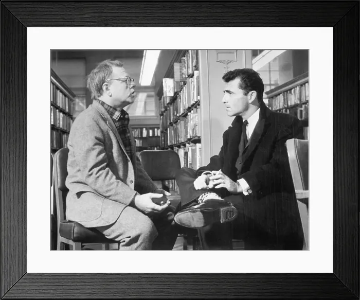 Framed Print : Mickey Rooney and Rod Serling Framed Print : Mickey Rooney and Rod Serling