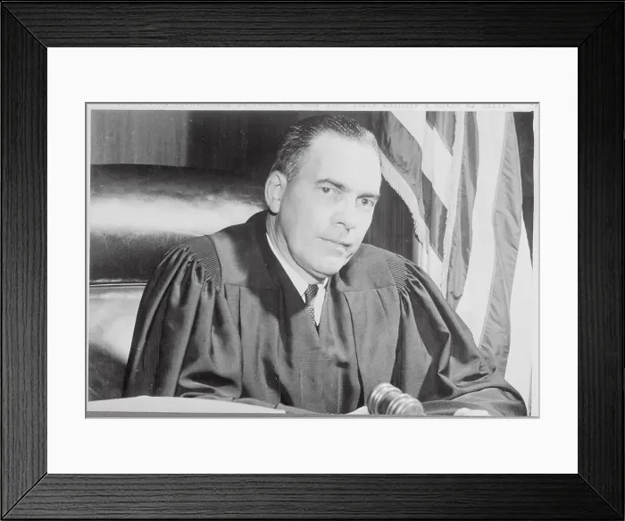 Framed Print : Judge William E. Miller Framed Print : Judge William E. Miller