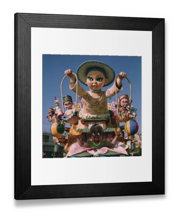 Framed Print : Carnival Float Framed Print : Carnival Float