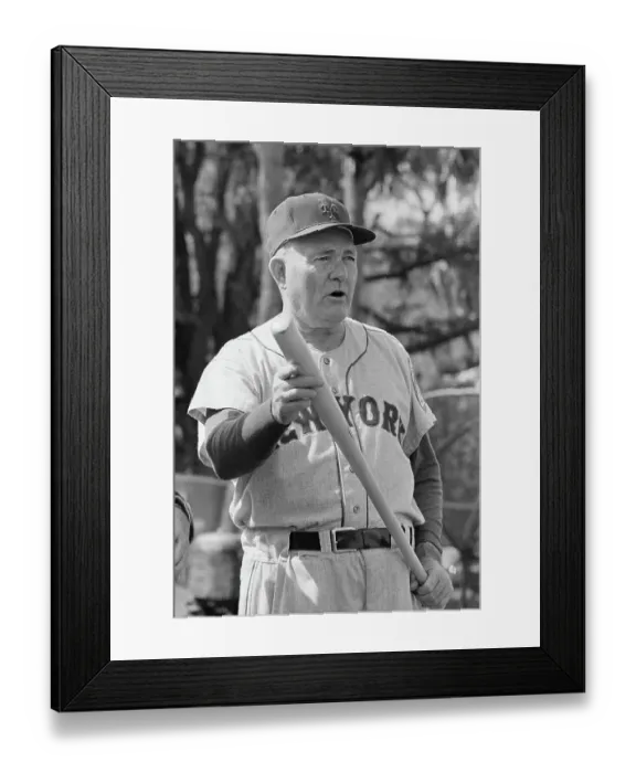Framed Print : Rogers Hornsby Coaching at Spring Training Framed Print : Rogers Hornsby Coaching at Spring Training