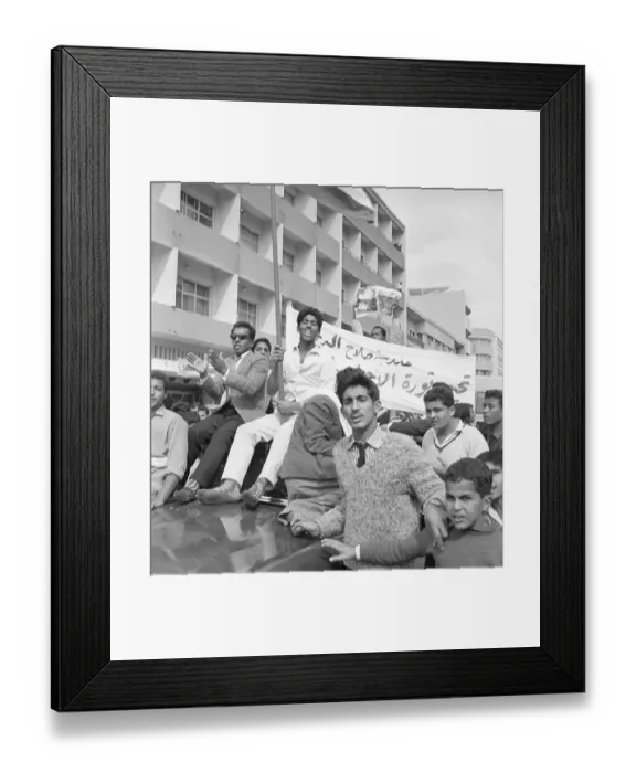 Framed Print : Demonstrators Supporting Iraqi Regime Framed Print : Demonstrators Supporting Iraqi Regime