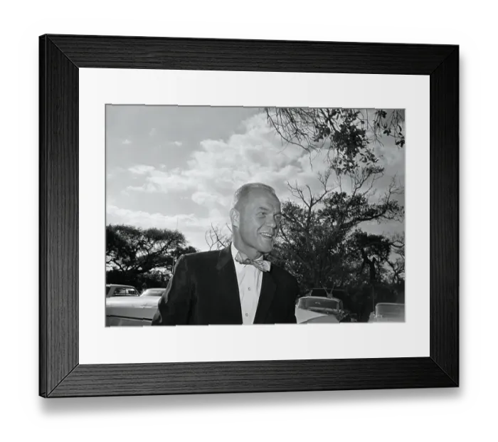 Framed Print : Portrait of John Glenn Framed Print : Portrait of John Glenn