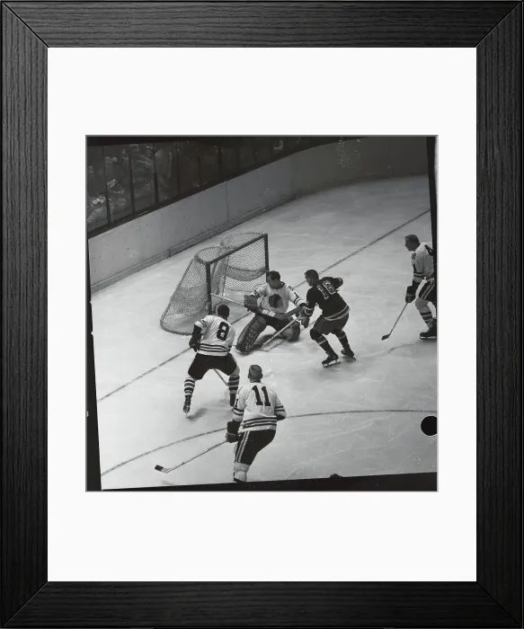 Framed Print : Rangers in Hockey Action at the Garden Framed Print : Rangers in Hockey Action at the Garden