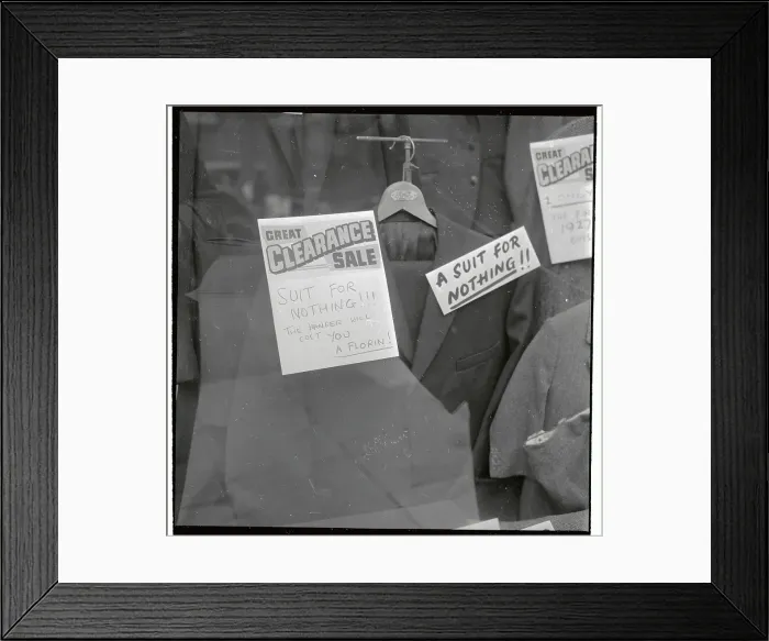Framed Print : Suit Advertising It Costs Nothing Framed Print : Suit Advertising It Costs Nothing