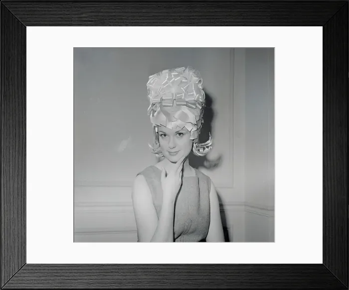 Framed Print : Nicky Allen Modeling Asymmetrical Hairstyle Framed Print : Nicky Allen Modeling Asymmetrical Hairstyle