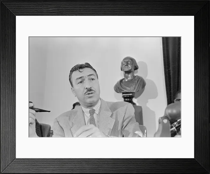 Framed Print : Adam C. Powell Speaking at News Conference Framed Print : Adam C. Powell Speaking at News Conference