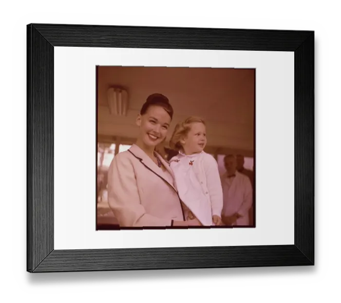 Framed Print : Kathy Crosby Holding Her Daughter Framed Print : Kathy Crosby Holding Her Daughter