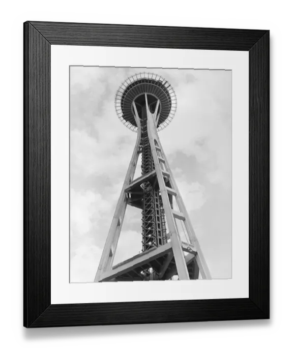 Framed Print : Space Needle at World's Fair