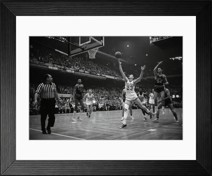 Framed Print : Frank Ramsey and York Larese During Game
