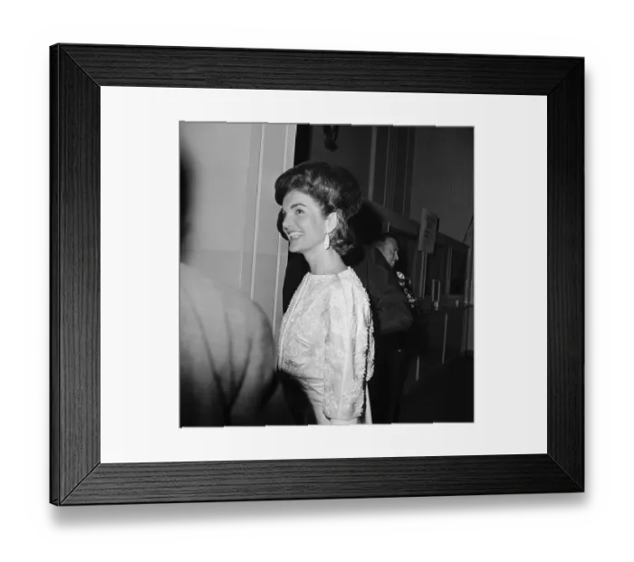 Framed Print : Portrait of Jacqueline Kennedy