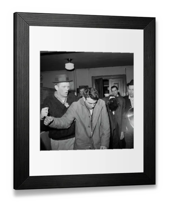 Framed Print : Detective James O'Brien with Anthony Fuca Framed Print : Detective James O'Brien with Anthony Fuca