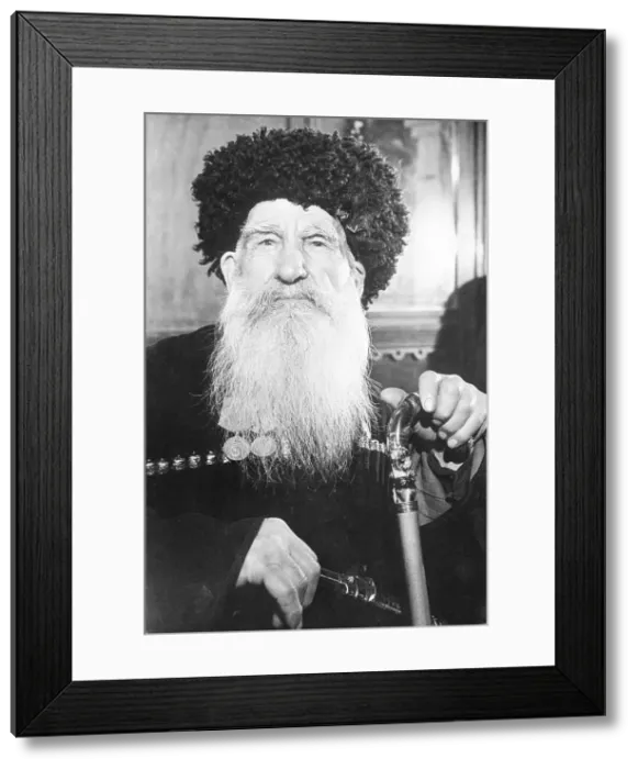 Framed Print : 105 Year Old Soviet Ossetian Man Framed Print : 105 Year Old Soviet Ossetian Man