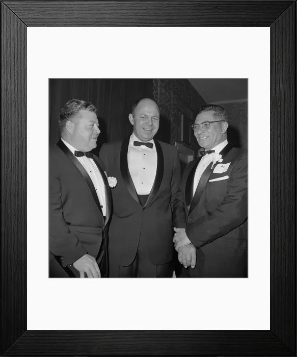 Framed Print : Coach Vince Lombardi Being Honored Framed Print : Coach Vince Lombardi Being Honored