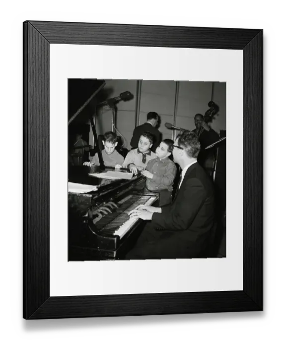 Framed Print : Dave Brubeck Plays Piano For Children Framed Print : Dave Brubeck Plays Piano For Children