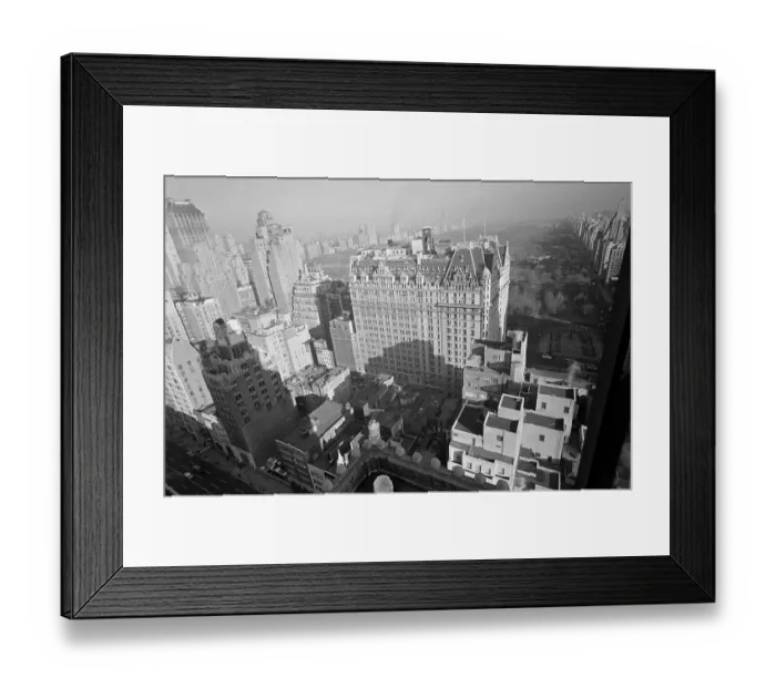 Framed Print : Aerial View of Manhattan and Central Park Framed Print : Aerial View of Manhattan and Central Park