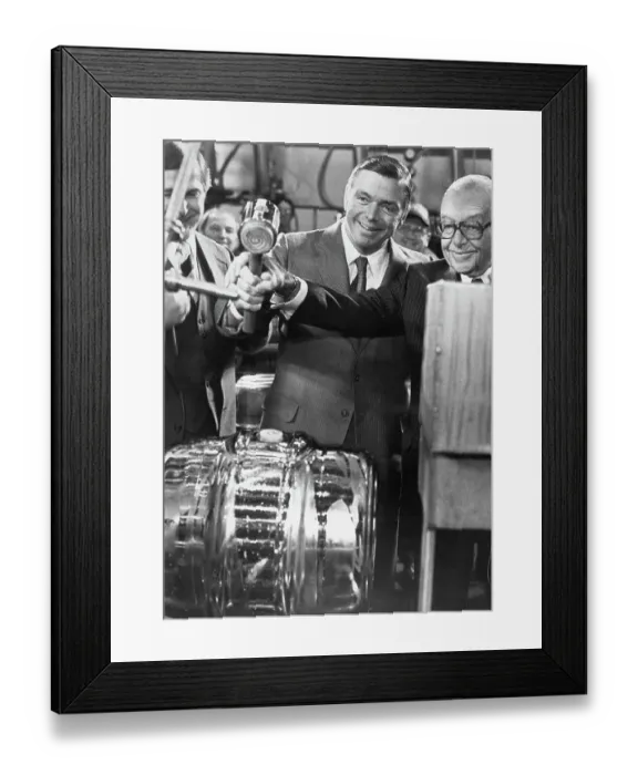 Framed Print : August Busch Jr With Son August Busch III Framed Print : August Busch Jr With Son August Busch III