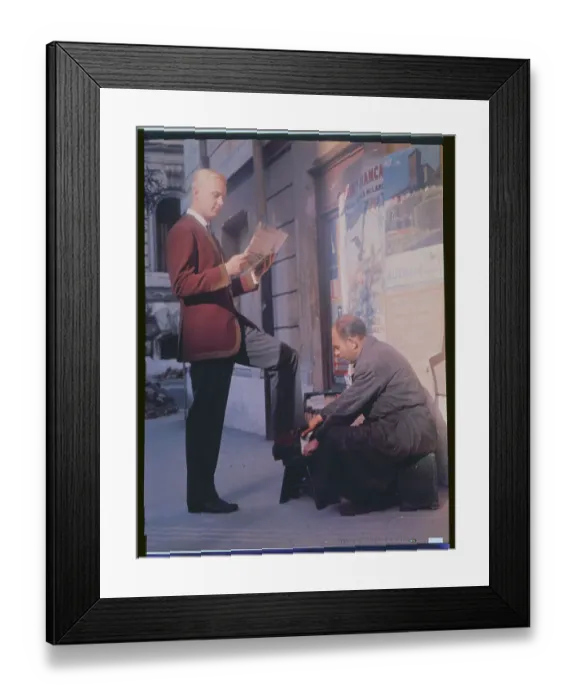 Framed Print : Man Wearing the Picnic Jacket Framed Print : Man Wearing the Picnic Jacket