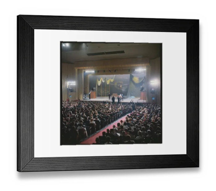 Framed Print : Inside the Santa Monica Auditorium Framed Print : Inside the Santa Monica Auditorium